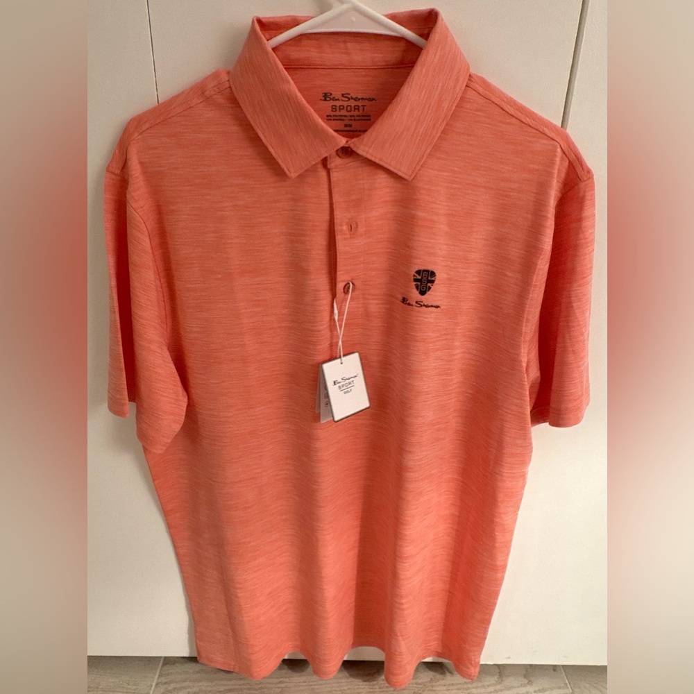 Ben Sherman Golf Men’s Amber Polo Shirt | New With Tag! | Fit For Your Game! ⛳️